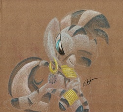 Size: 902x820 | Tagged: safe, artist:getchanoodlewet, zecora, zebra, g4, female, solo, traditional art