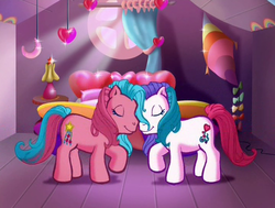 Size: 720x544 | Tagged: safe, screencap, heart bright, star flight, earth pony, pony, g3, two for the sky, duo, duo female, female, mare