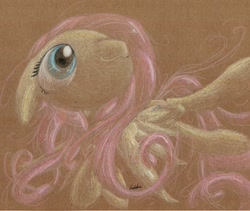 Size: 896x758 | Tagged: safe, artist:getchanoodlewet, fluttershy, g4, female, solo, traditional art