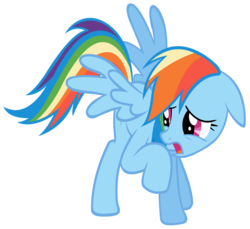 Size: 3022x2771 | Tagged: dead source, safe, artist:dentist73548, rainbow dash, g4, party of one, female, simple background, solo, transparent background, vector
