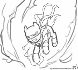 Size: 1000x909 | Tagged: safe, artist:johnjoseco, pony, grayscale, iron fist, marvel, monochrome, ponified, solo