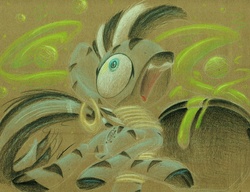 Size: 1066x820 | Tagged: safe, artist:getchanoodlewet, zecora, zebra, g4, female, solo, traditional art