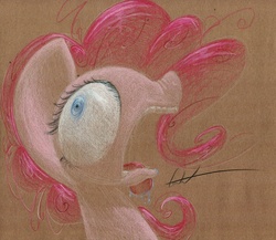 Size: 936x812 | Tagged: safe, artist:getchanoodlewet, pinkie pie, g4, female, solo, traditional art