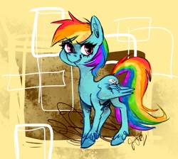 Size: 1224x1096 | Tagged: dead source, safe, artist:hahasauce, artist:spockety, rainbow dash, pegasus, pony, g4, female, solo