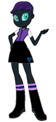 Size: 199x432 | Tagged: safe, artist:alexlayer, artist:penstrokepony, edit, editor:jdueler11, oc, oc only, oc:nyx, equestria girls, g4, boots, eqg promo pose set, equestria girls-ified, recolor, shoes, solo