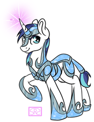 Size: 500x650 | Tagged: safe, artist:srsishere, shining armor, g4, armor, male, solo