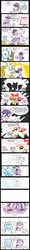 Size: 308x2585 | Tagged: safe, artist:jokerpony, apple bloom, scootaloo, sweetie belle, trixie, twilight sparkle, g4, bed, comic, cutie mark crusaders, female, lesbian, men in black, parody, ship:twixie, shipping