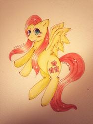 Size: 768x1024 | Tagged: safe, artist:divided-s, fluttershy, pony, g4, female, solo