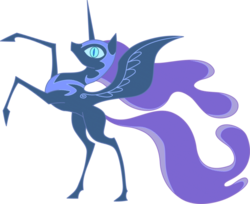 Size: 990x807 | Tagged: safe, artist:tourniquetmuffin, nightmare moon, alicorn, pony, g4, female, mare, rearing, simple background, solo, storybook, transparent background, vector