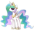 Size: 1438x1267 | Tagged: safe, artist:haydee, princess celestia, alicorn, pony, g4, female, jewelry, mare, regalia, simple background, solo, transparent background