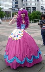 Size: 700x1104 | Tagged: safe, pinkie pie, human, g4, cosplay, irl, irl human, photo