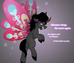 Size: 700x600 | Tagged: safe, artist:wiggles, king sombra, ask king sombra, g4, glimmer wings, male, solo, tumblr