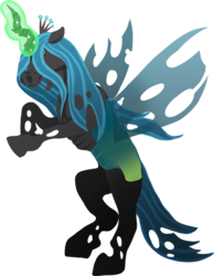 Size: 2790x3592 | Tagged: safe, artist:potatoesarepeopletoo, queen chrysalis, changeling, changeling queen, g4, female, magic, solo