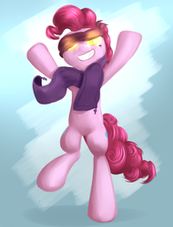 Size: 780x1028 | Tagged: safe, artist:equie, pinkie pie, g4, clothes, female, scarf, solo