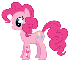 Size: 956x835 | Tagged: safe, artist:durpy, pinkie pie, g4, female, simple background, solo, transparent background, vector