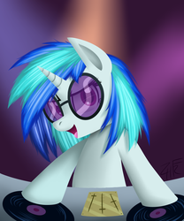 Size: 1555x1872 | Tagged: safe, artist:php92, dj pon-3, vinyl scratch, g4, female, solo