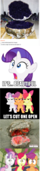 Size: 500x2113 | Tagged: safe, apple bloom, rarity, scootaloo, sweetie belle, g4, cutie mark crusaders, geode, tunicate