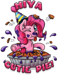 Size: 1800x2338 | Tagged: safe, artist:gray--day, pinkie pie, g4, female, solo
