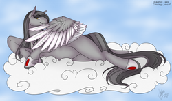 Size: 1280x759 | Tagged: safe, artist:cajes, artist:jobo37, oc, oc only, pegasus, pony, preening, solo, wings