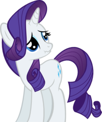 Size: 391x467 | Tagged: safe, artist:xgamergirl3, rarity, g4, female, scrunchy face, simple background, solo, transparent background, vector