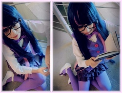 Size: 916x705 | Tagged: safe, artist:horror-scarred, twilight sparkle, human, g4, cosplay, irl, irl human, photo