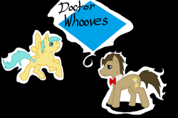 Size: 900x599 | Tagged: safe, artist:night-star710, doctor whooves, sunshower raindrops, time turner, g4