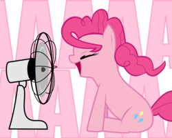 Size: 2650x2115 | Tagged: safe, artist:galliumb, pinkie pie, g4, fan, female, solo, yelling