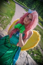 Size: 493x740 | Tagged: safe, fluttershy, human, g4, cosplay, irl, irl human, photo, solo