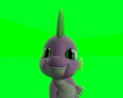 Size: 720x576 | Tagged: safe, spike, dragon, g4, 3d, gmod, green screen, male, solo