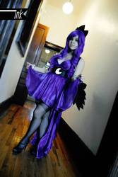 Size: 643x960 | Tagged: safe, artist:chiipichan, princess luna, human, g4, clothes, cosplay, irl, irl human, photo, solo, stockings