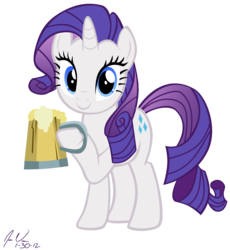 Size: 3150x3430 | Tagged: safe, artist:epic-panda17, rarity, pony, unicorn, g4, the super speedy cider squeezy 6000, cider, female, simple background, solo, transparent background, vector