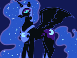 Size: 640x480 | Tagged: dead source, safe, artist:fairiedragon999, nightmare moon, g4, female, solo