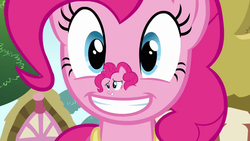 Size: 1280x720 | Tagged: safe, artist:capnpea, edit, pinkie pie, g4, fimbriae, wat