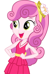 Size: 726x1100 | Tagged: safe, artist:liza-pozinenko, sweetie belle, equestria girls, g4, my little pony equestria girls, fall formal outfits, female, simple background, solo, transparent background