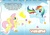 Size: 2073x1446 | Tagged: safe, fluttershy, rainbow dash, butterfly, g4, spanish, summer