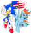 Size: 1325x1426 | Tagged: safe, artist:megaartist923, rainbow dash, g4, 4th of july, american independence day, crossover, flag, male, sonic the hedgehog, sonic the hedgehog (series), united states