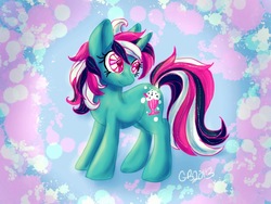 Size: 1024x768 | Tagged: safe, artist:greyscalerainbowxx, fizzy, twinkle eyed pony, g1, g4, female, g1 to g4, generation leap, solo