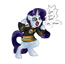 Size: 561x550 | Tagged: safe, artist:qwert5, rarity, pony, g4, bipedal, clothes, female, shirt, solo