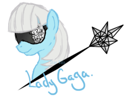 Size: 616x486 | Tagged: safe, artist:star-valo, photo finish, earth pony, pony, g4, crossover, female, lady gaga, mare, simple background, solo, transparent background