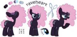 Size: 3314x1589 | Tagged: safe, artist:ivyhaze, oc, oc only, oc:raveheart, pony, unicorn, female, mare, simple background, transparent background, vector