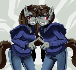 Size: 1590x1472 | Tagged: safe, artist:ss2sonic, oc, oc only, anthro, squishy cheeks, twins