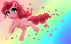 Size: 999x621 | Tagged: safe, artist:lamentedmusings, pinkie pie, g4, chibi, cute, female, solo