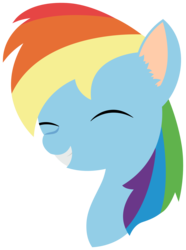 Size: 2237x3000 | Tagged: safe, artist:hankovich, rainbow dash, g4, female, minimalist, solo