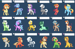 Size: 4128x2697 | Tagged: safe, artist:karzahnii, oc, oc only, earth pony, pegasus, pony, unicorn, tumblr