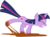 Size: 6000x4483 | Tagged: safe, artist:masem, twilight sparkle, g4, absurd resolution, female, mud, simple background, solo, transparent background, vector