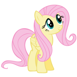 Size: 3000x3000 | Tagged: safe, artist:zee66, fluttershy, g4, death stare, female, simple background, solo, staring ponies, transparent background, vector