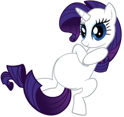Size: 967x913 | Tagged: safe, edit, vector edit, rarity, pony, unicorn, g4, bellyrubs, female, on back, preggity, pregnant, pregnant edit, simple background, solo, vector, white background