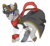 Size: 516x476 | Tagged: safe, artist:devilsdump, pony, captainhookmon, digimon, ponified, solo