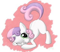 Size: 1600x1400 | Tagged: safe, artist:shoroch, sweetie belle, g4, female, pose, solo