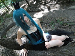 Size: 900x675 | Tagged: safe, artist:livedecadence, queen chrysalis, human, g4, cosplay, irl, irl human, photo, solo